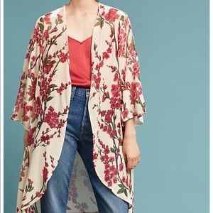 Anthropologie floral kimono